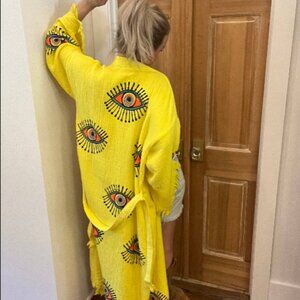 Karli Buxton - Yellow Multi Eye Kaftan
